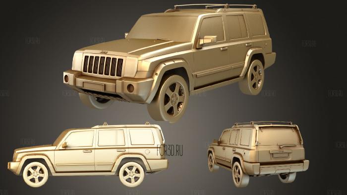 Jeep Commander stl model for CNC